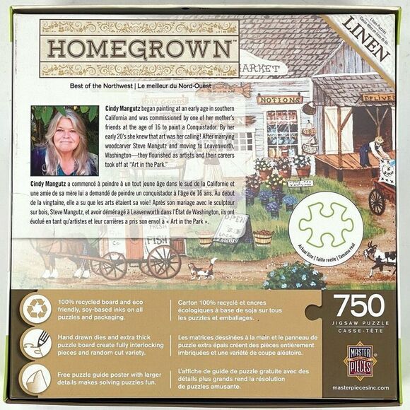 NEW! Homegrown Puzzle "BEST OF THE NORTHWEST" 750 Piece Jigsaw Puzzle - Picture 3 of 3